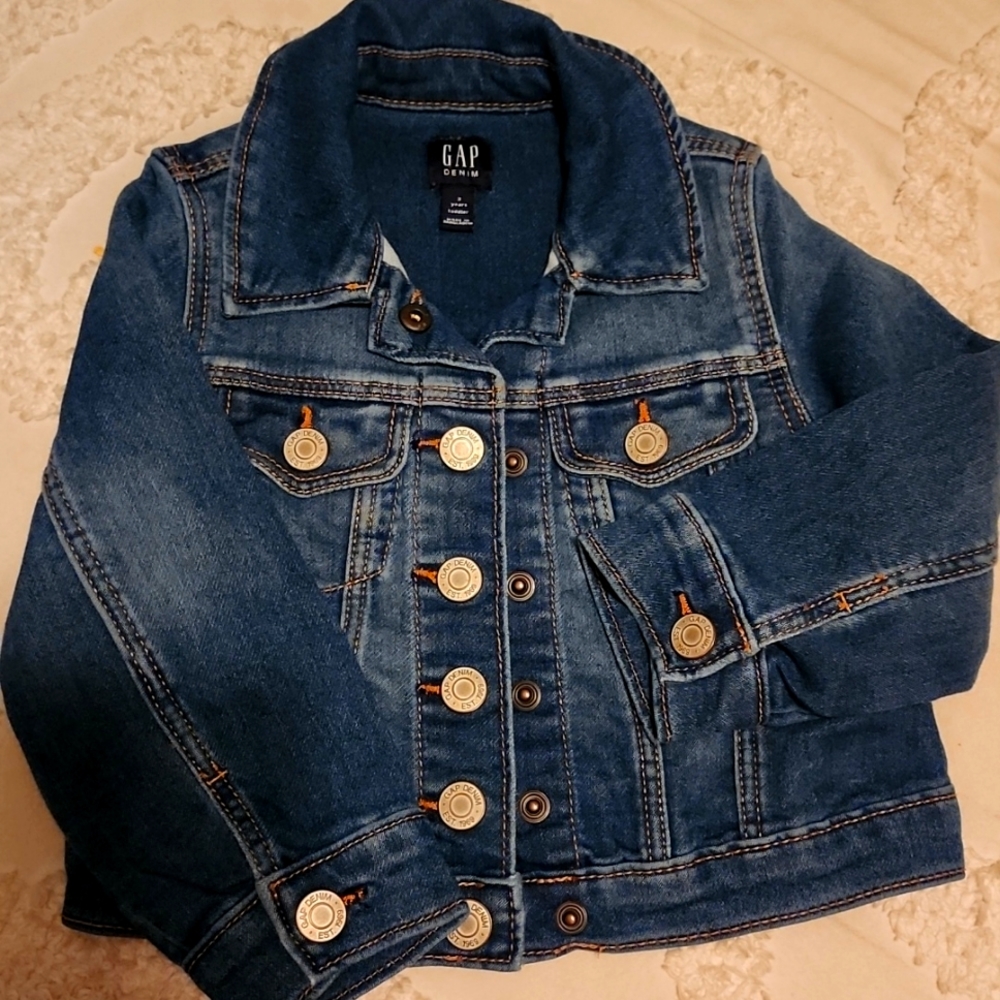 Baby Gap Toddler Girls Size 3 Jean Jacket